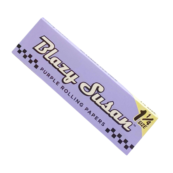 Blazy Susan Purple Rolling Papers / 1 & 1/4 Size